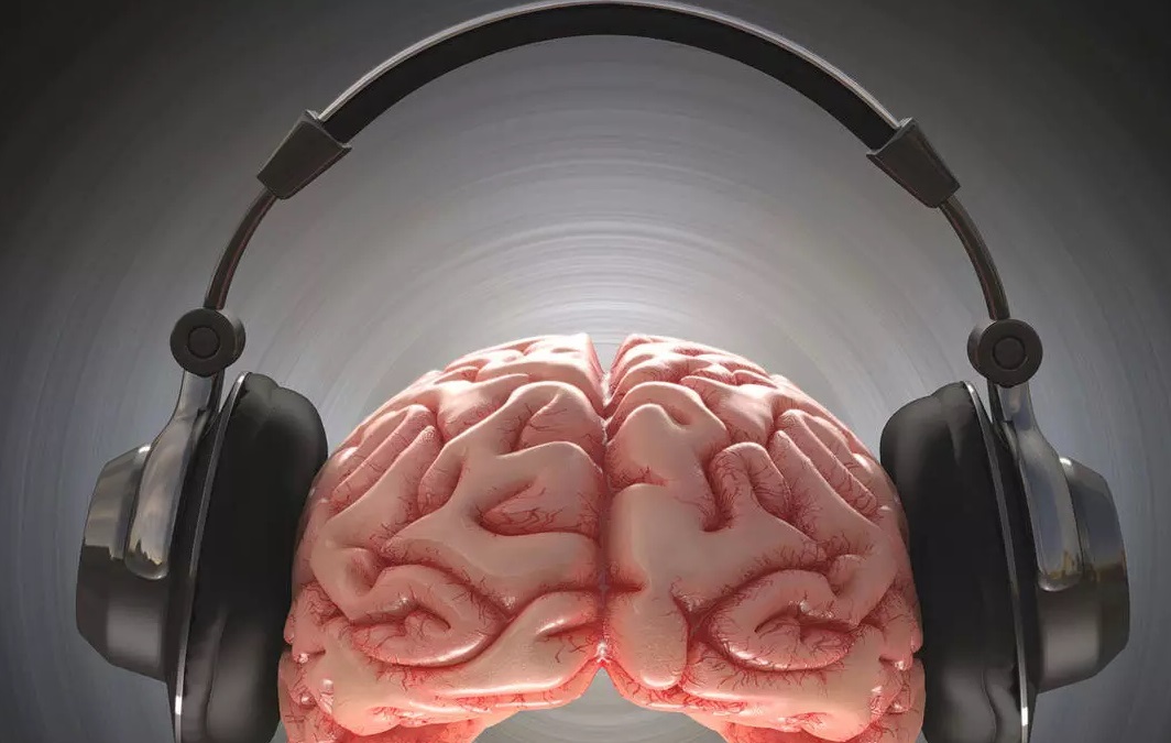 Cerveau casque musique