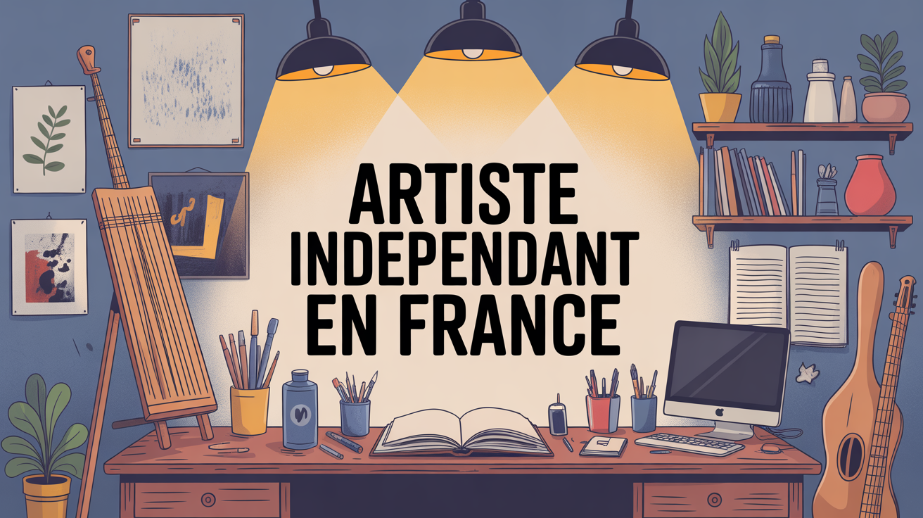 Illustration atelier artiste independant France