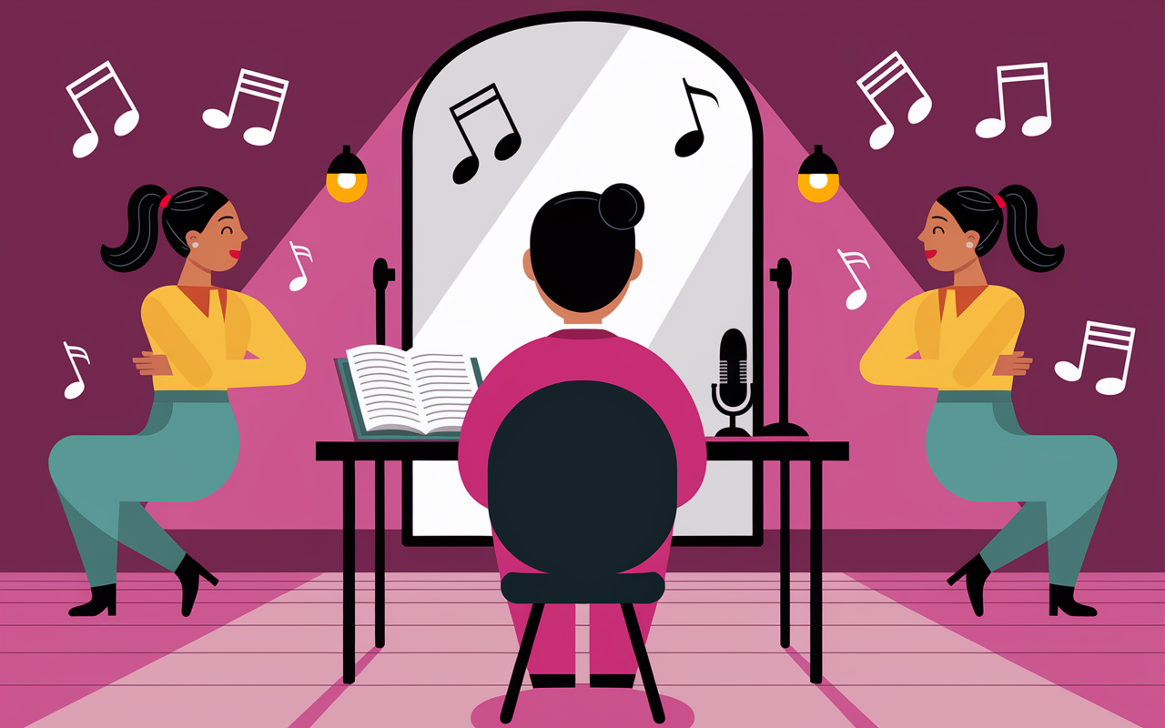 Préparation coaching vocal salle audition chant
