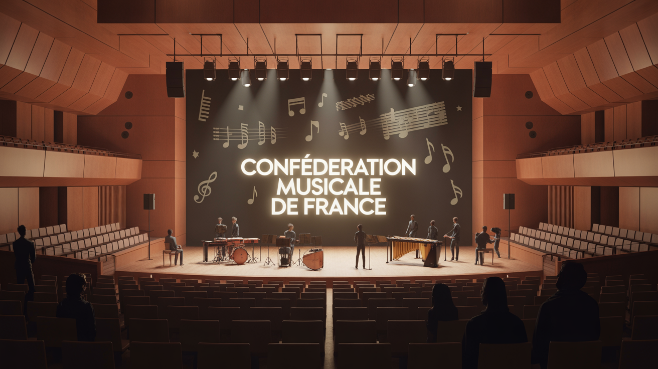 Vue auditorium Confédération Musicale de France