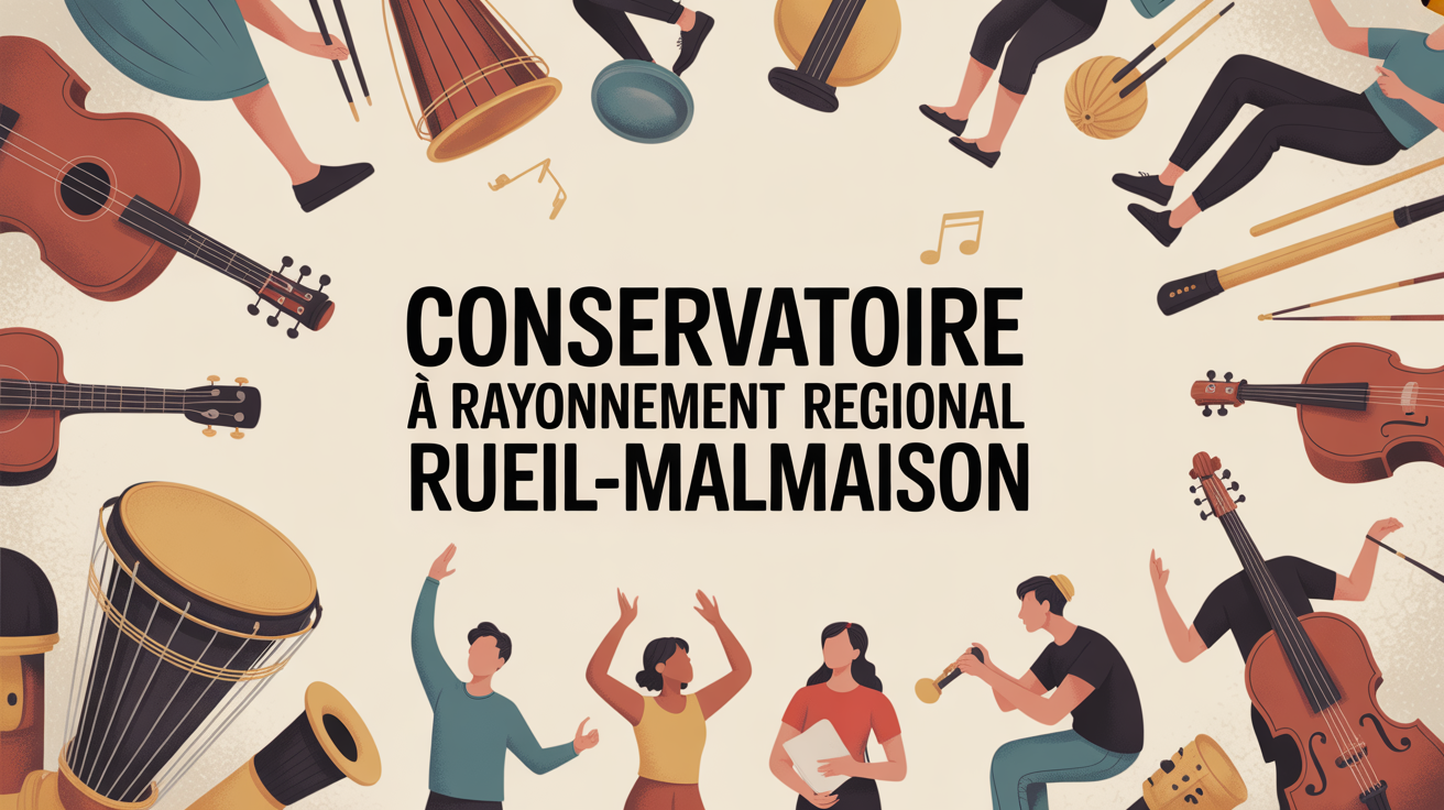 Illustration bâtiment conservatoire rayonnement régional Rueil Malmaison