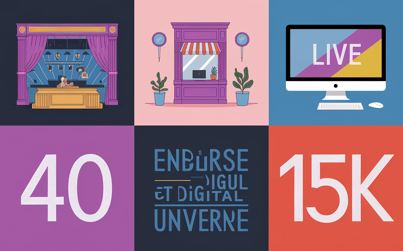 Vignettes types de showcase musique francophone