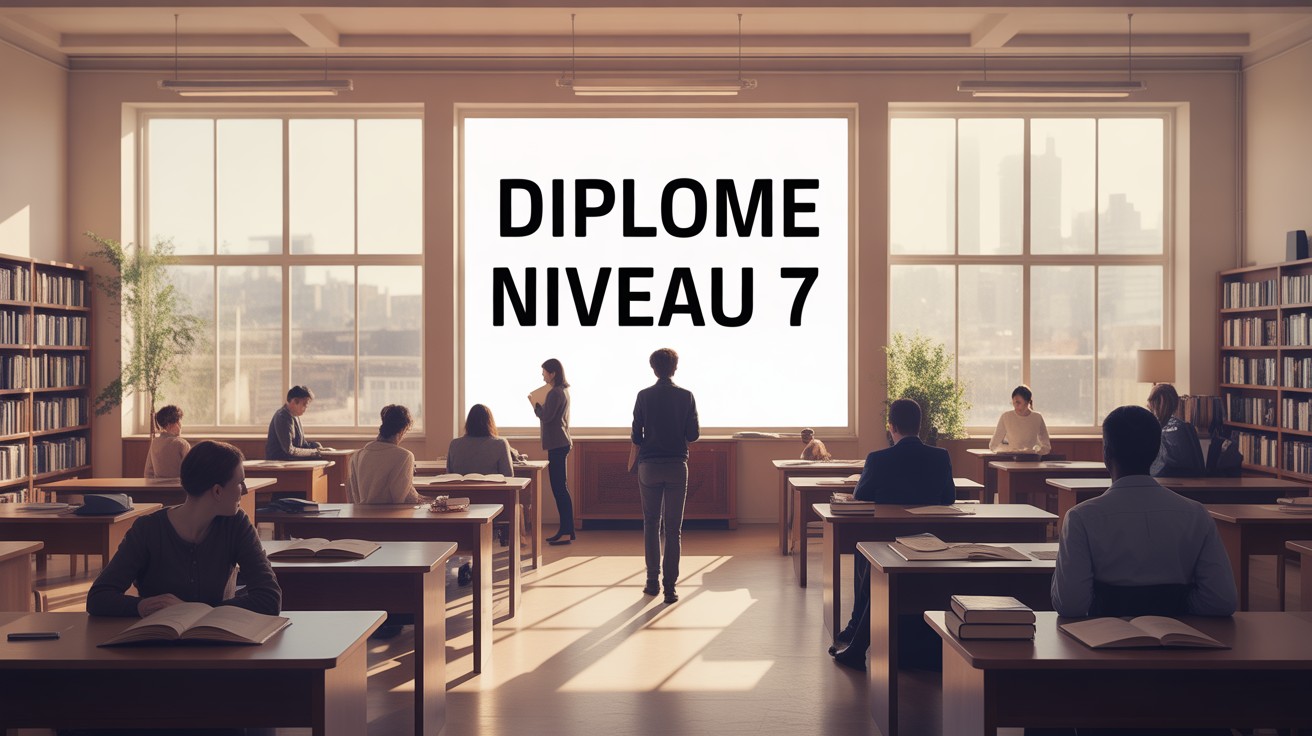 Salle d'examen diplome niveau 7 ambiance dynamique