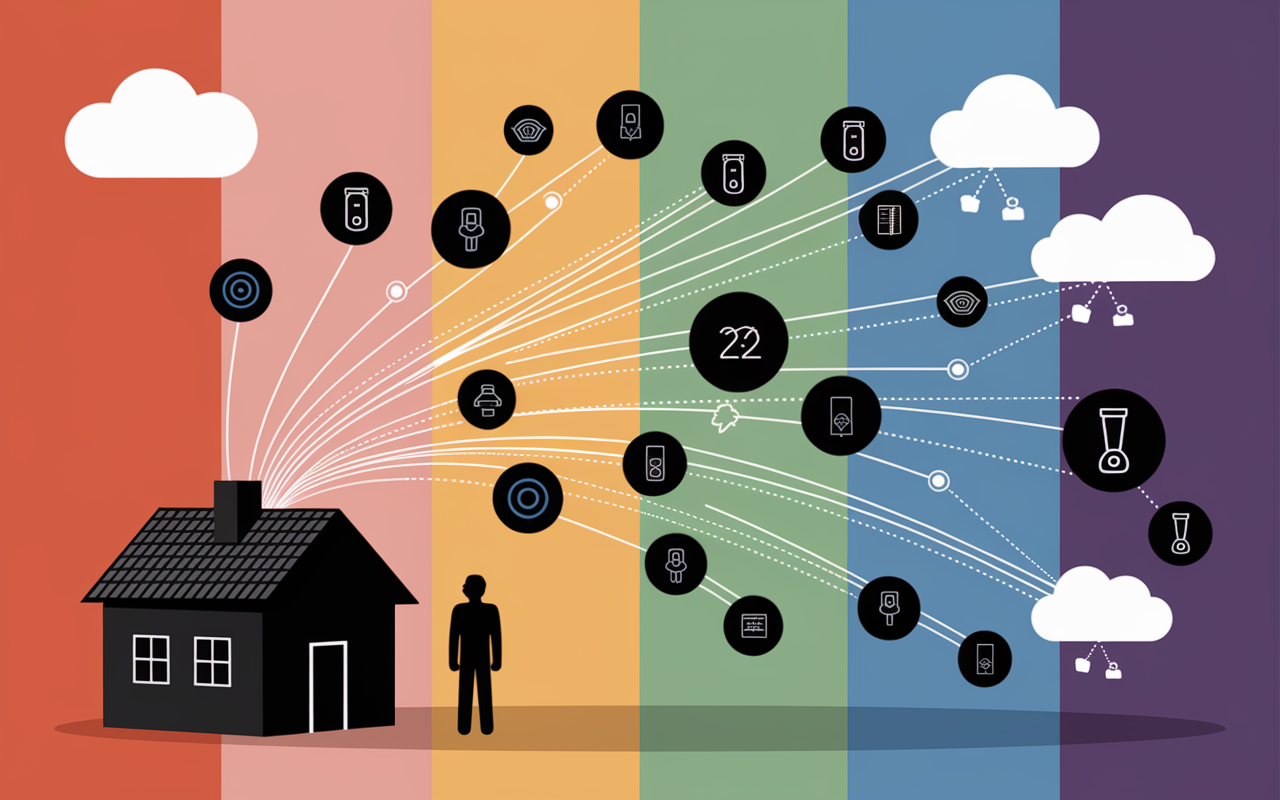 illustration flux distributeur de musique plateformes