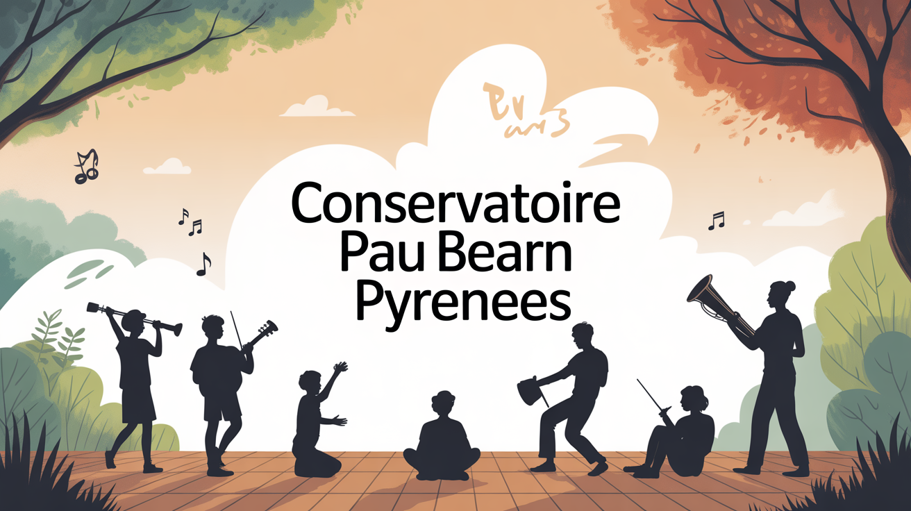 Illustration du Conservatoire Pau Bearn Pyrenees artistique et moderne