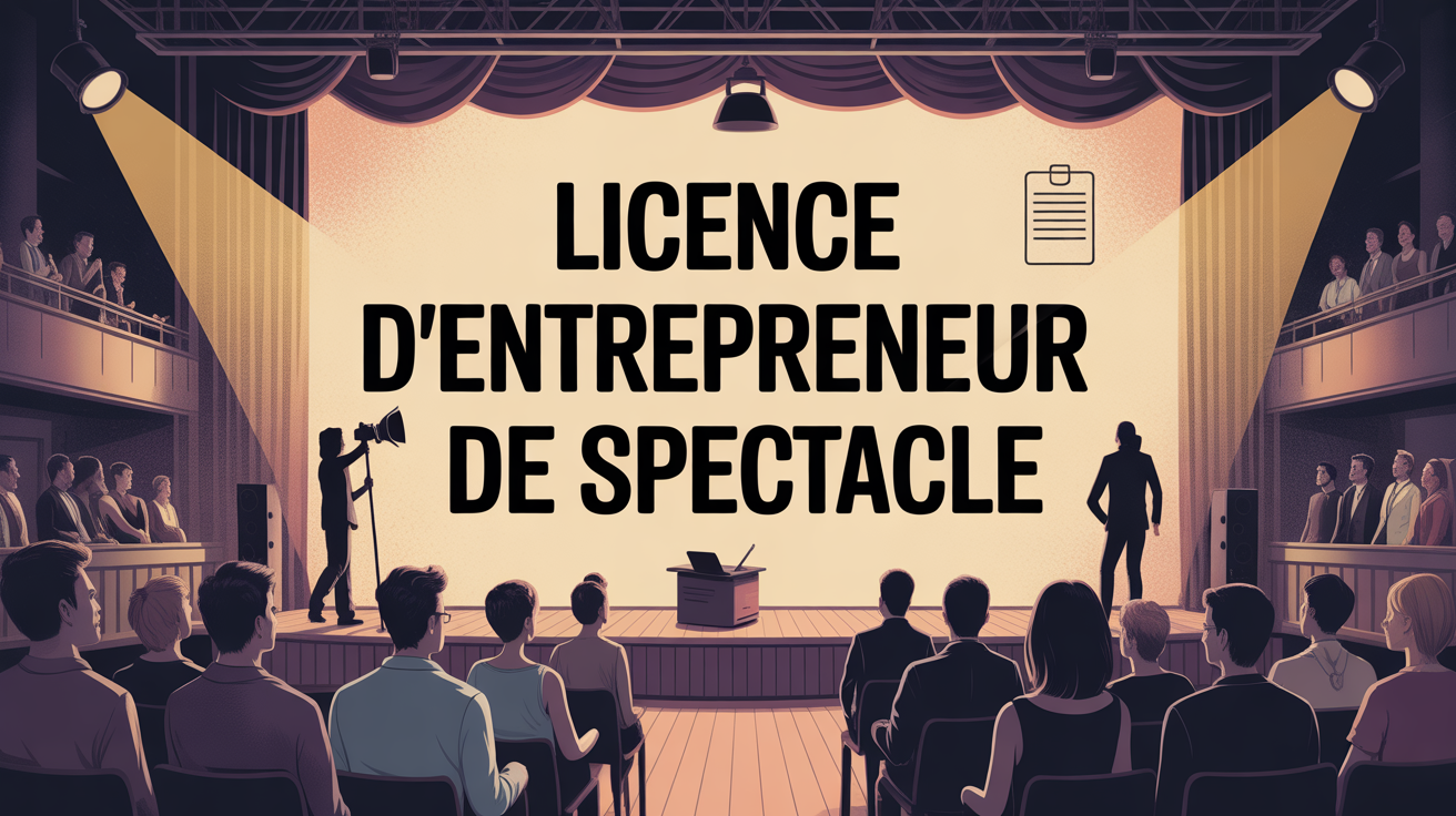 scène spectacle vivant licence entrepreneur
