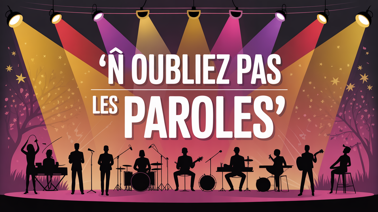 musiciens et ambianceurs sur plateau n oubliez pas les paroles