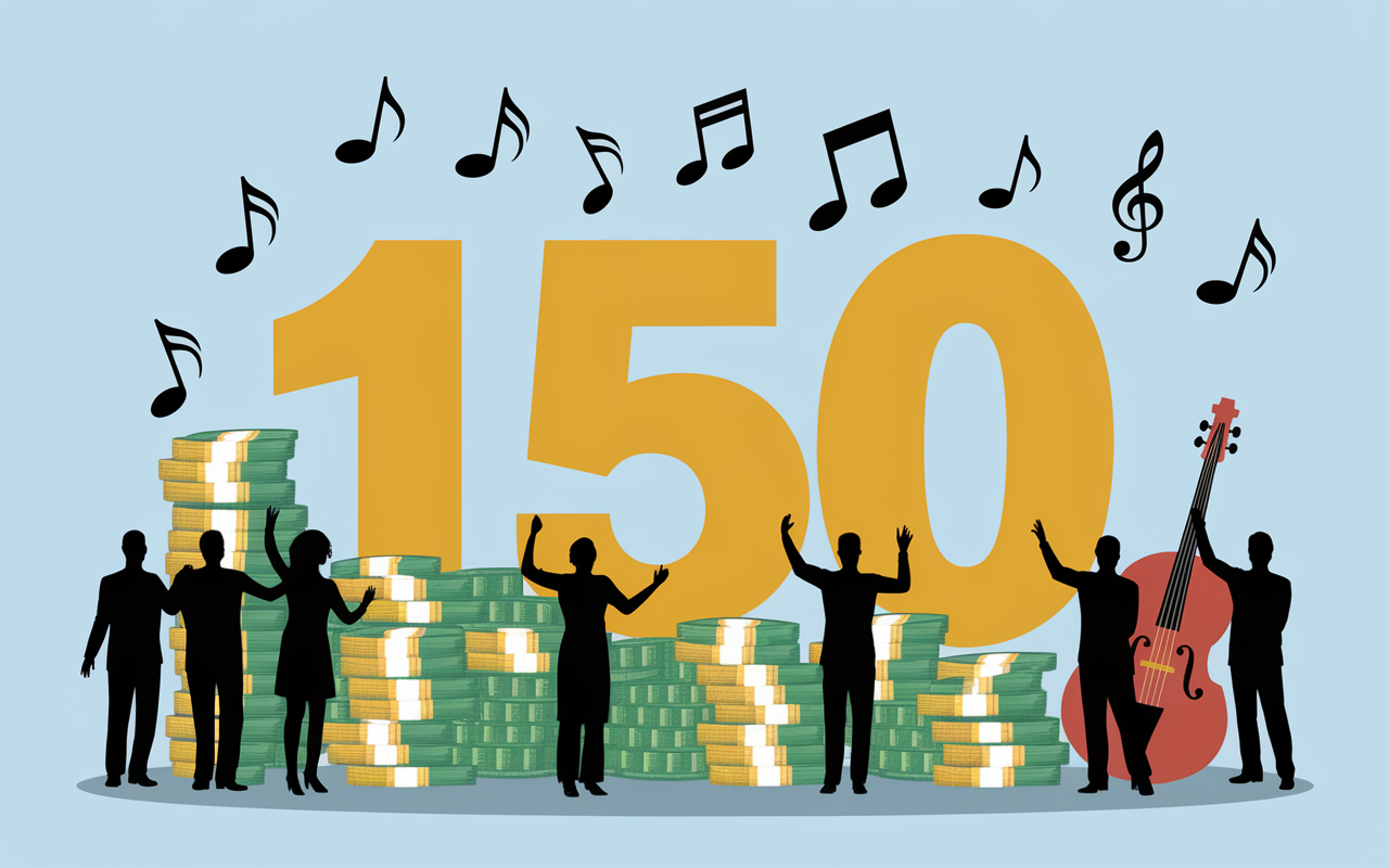 tableau affichant cachet musiciens n oubliez pas les paroles
