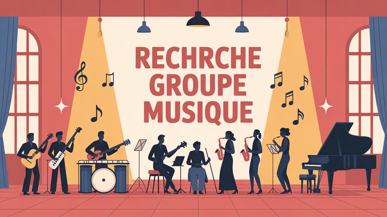 Salle de repetition musiciens groupe ambiance conviviale