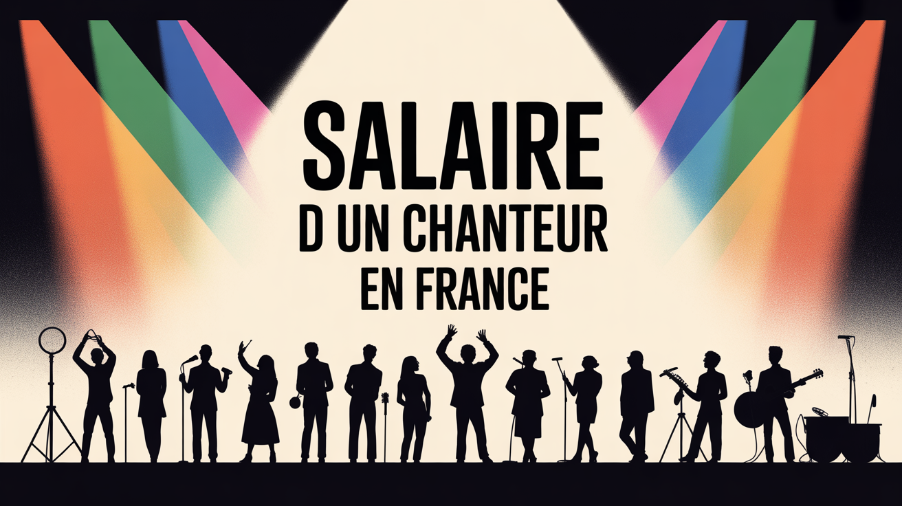 Illustration salaire chanteur france scène