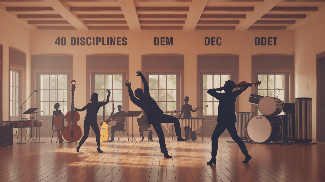 Salle avec disciplines musique danse theatre Conservatoire Pau Bearn Pyrenees