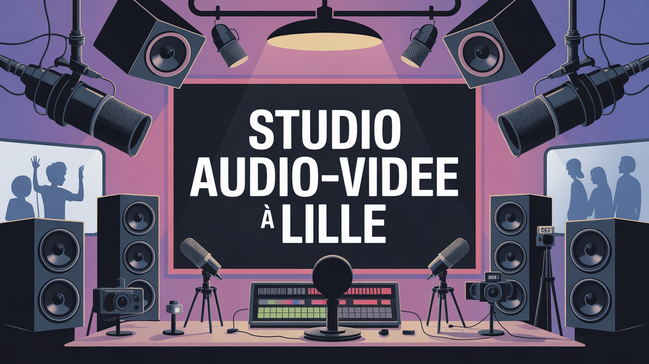 Studio audio video Lille dynamique et joyeux