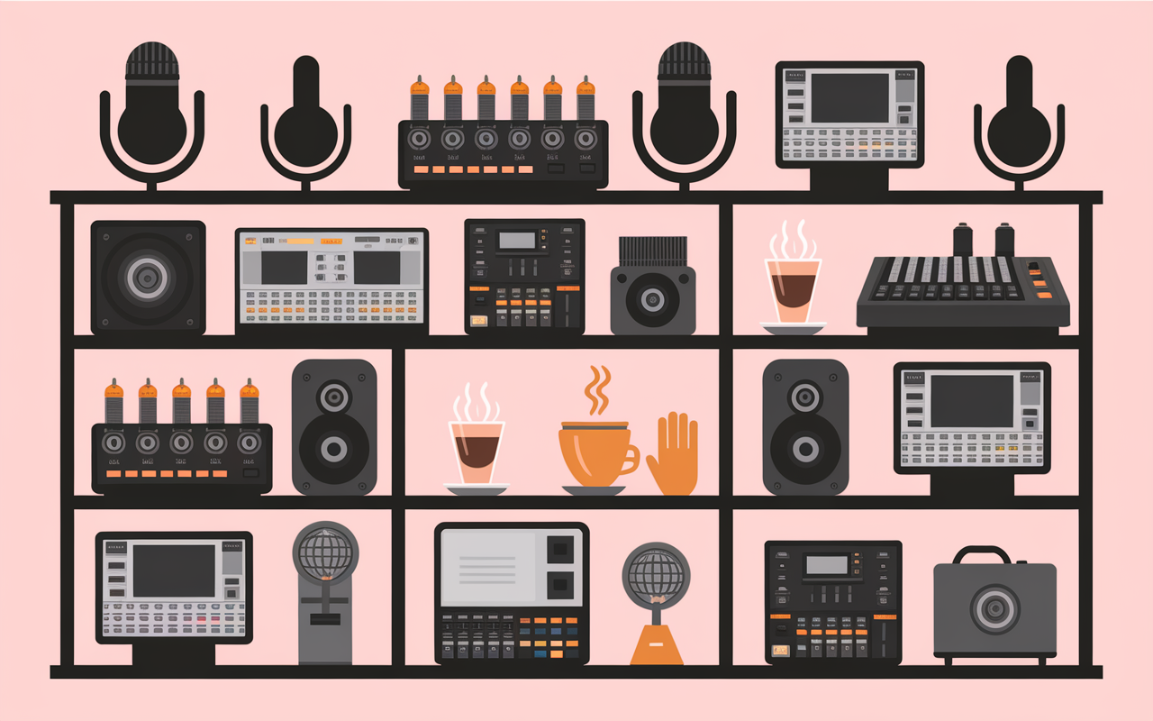 services outils studio enregistrement Paris, micros, consoles