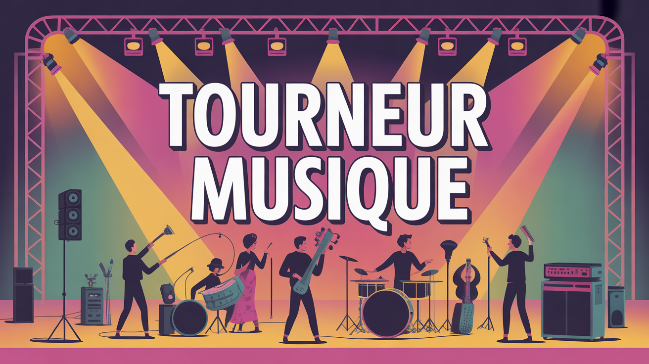 tourneur musique organise concert live logistique