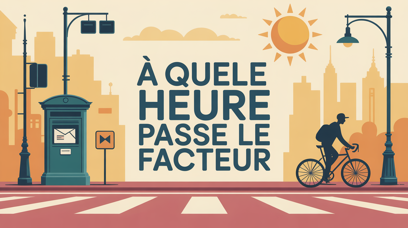 A quelle heure passe le facteur scene urbaine boite aux lettres