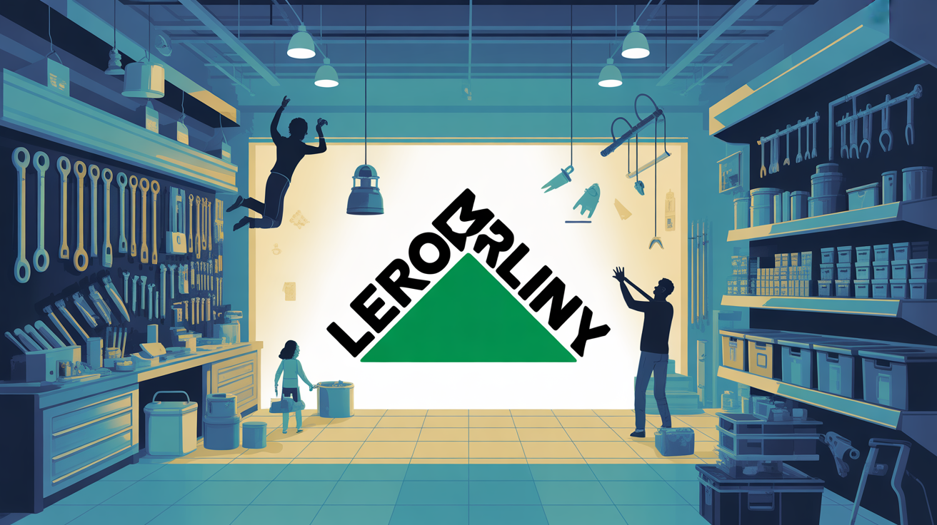 Illustration CFTC Leroy Merlin grand magasin ambiance dynamique