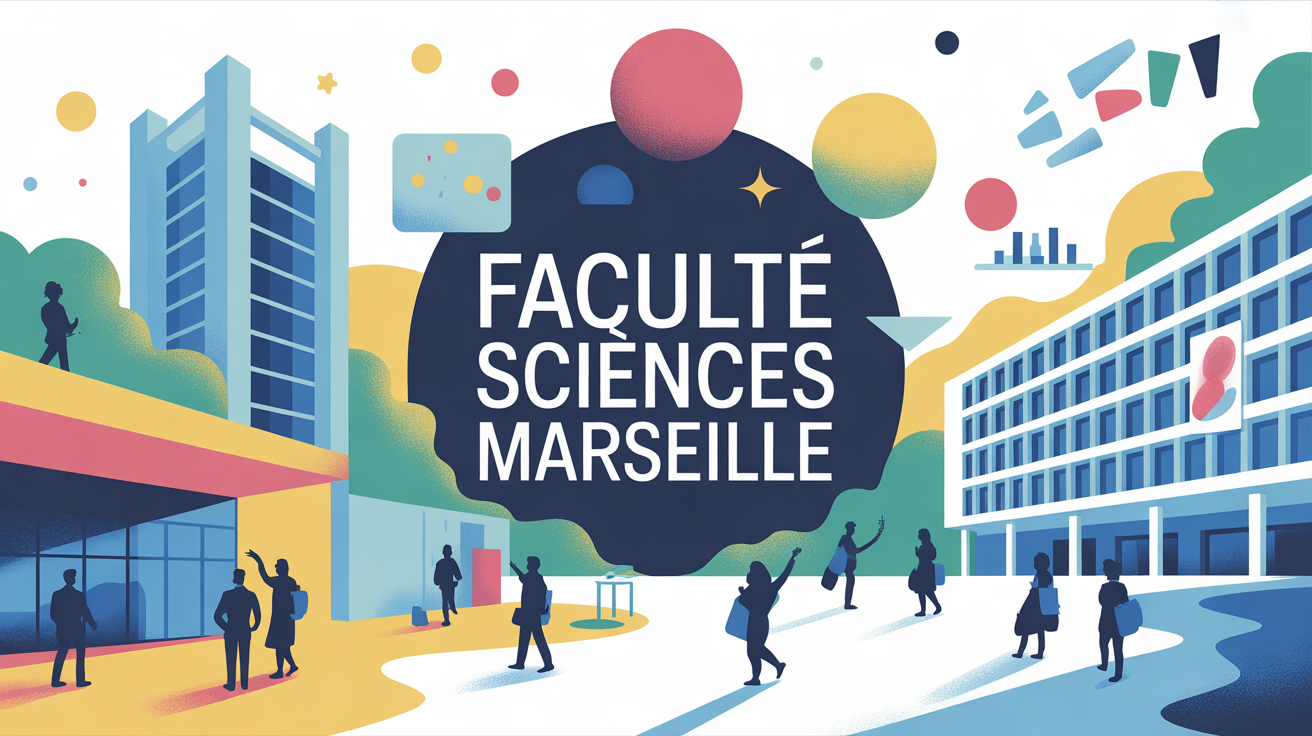 Illustration campus Faculte Sciences Marseille