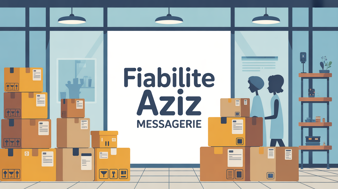 Dépôt colis fiabilité Aziz Messagerie agence