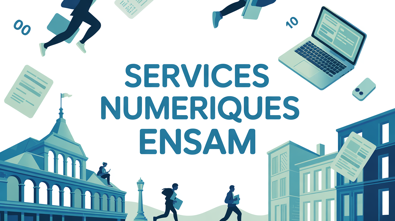 services numeriques ENSAM, jeunes campus, digital