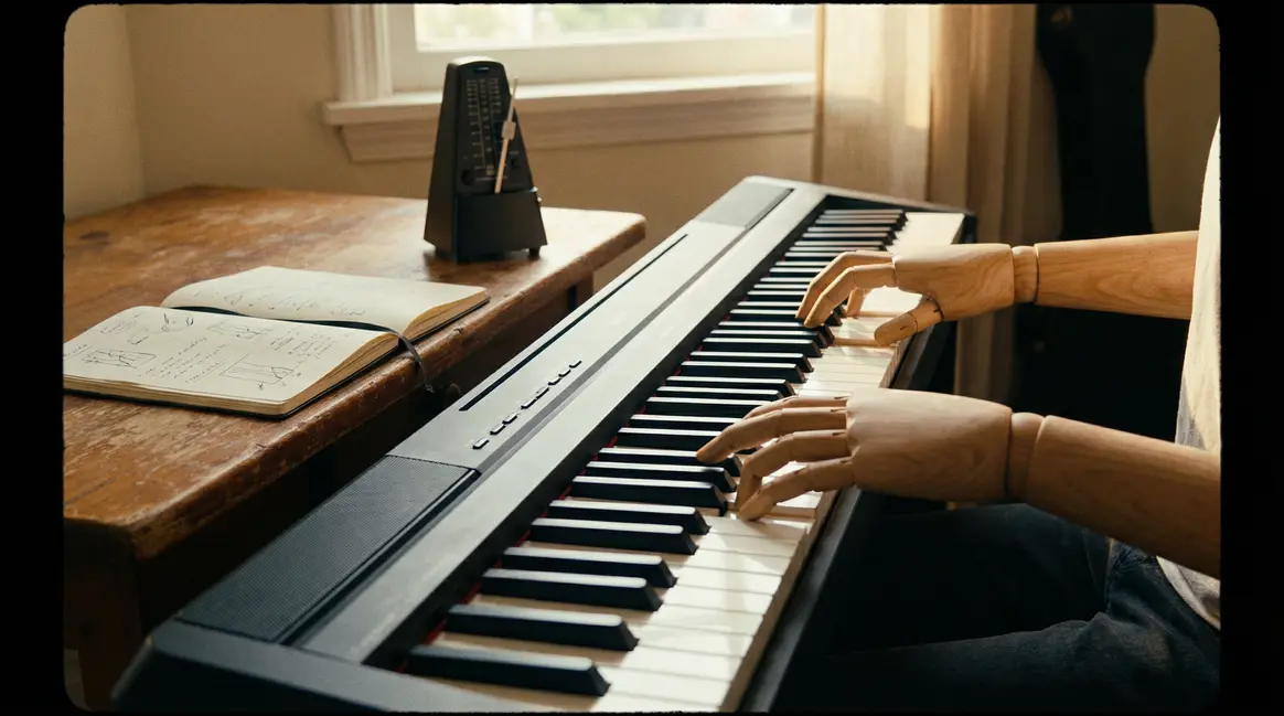 apprendre le piano express avec clavier numerique et metronome
