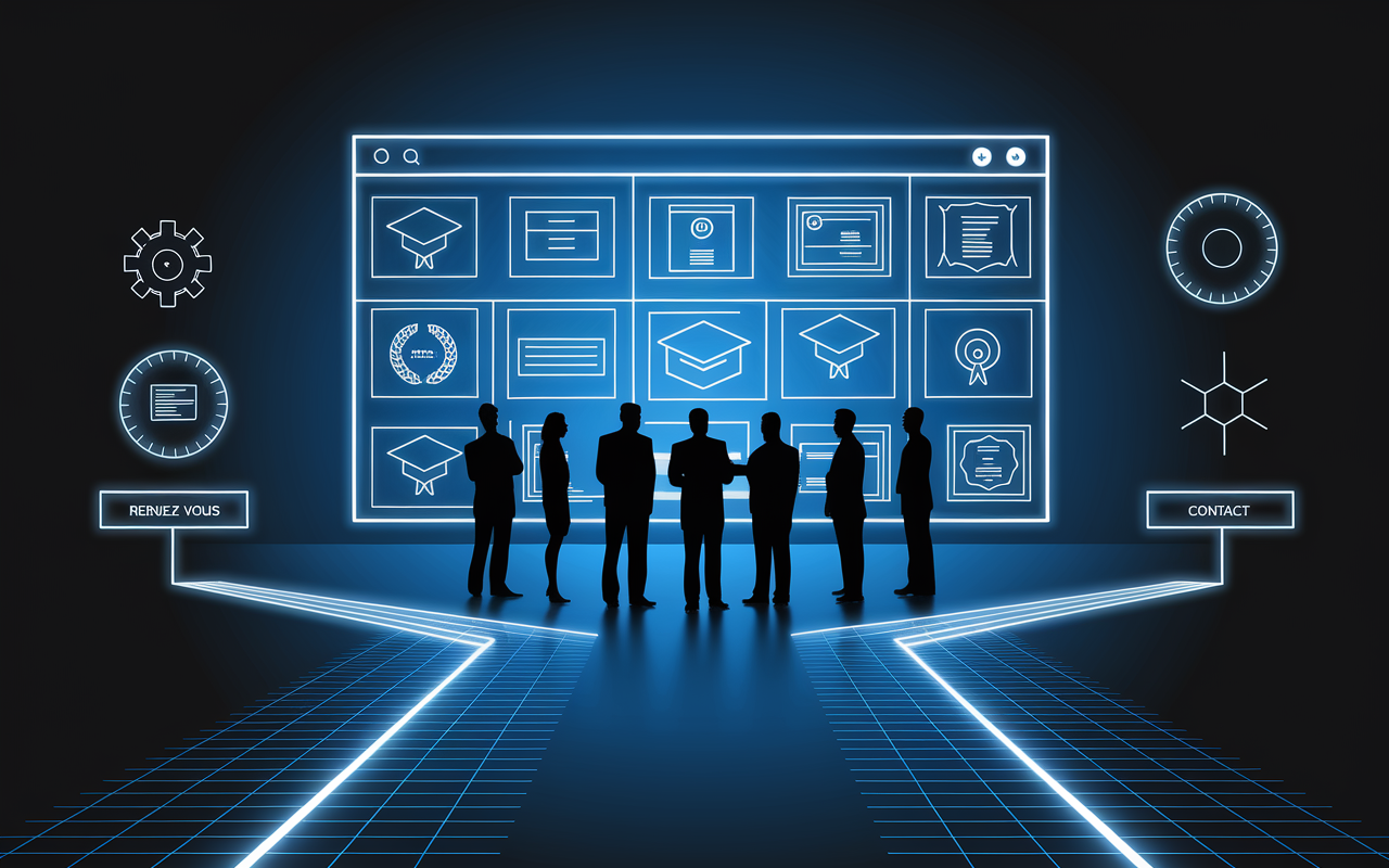 adviseo equipe reunie espace digital