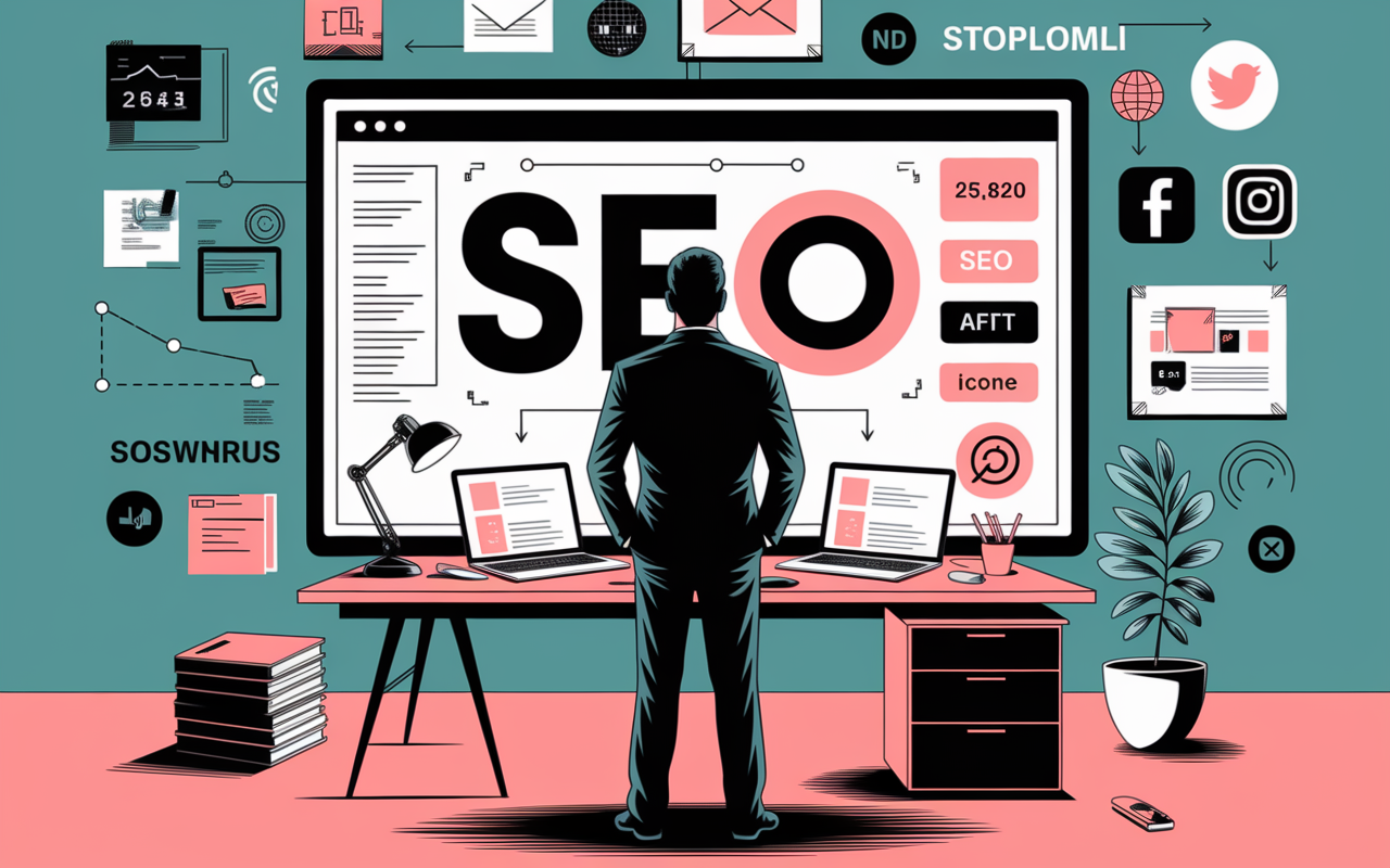 expert seo cedric guérin dyez devant ecran statistiques