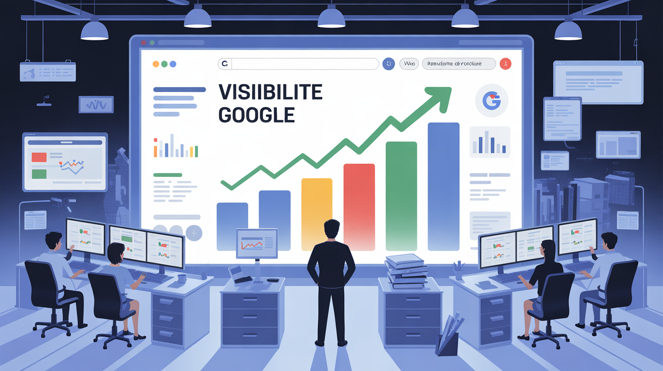 tableau de bord seo cédric guérin dyez visibilité google