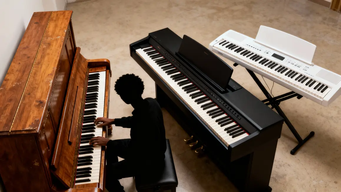 Essayer différents pianos pour bien débuter le piano