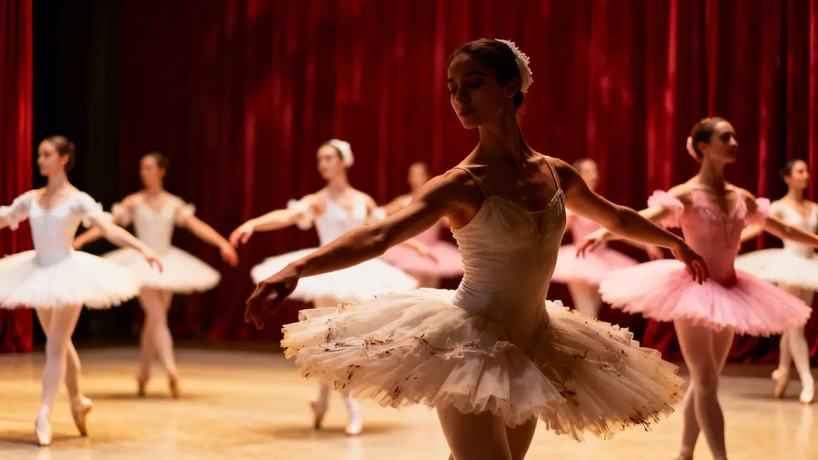 Scène ballet Le Lac des cygnes Tchaïkovsky