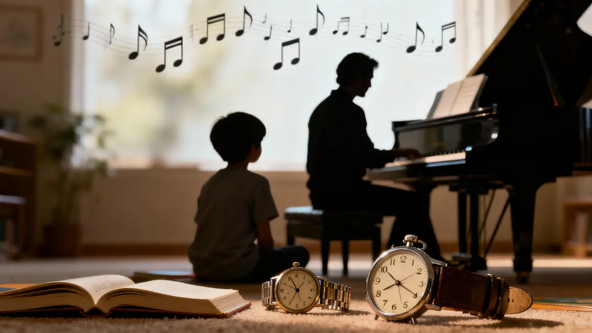 enfant adulte piano temps apprentissage