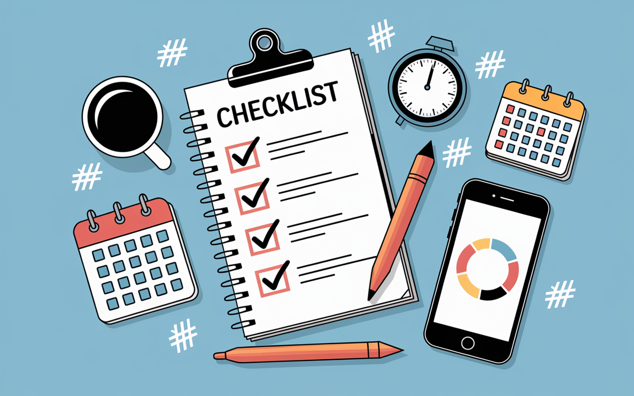 checklist fyp tiktok astuces
