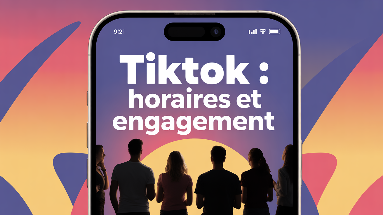 quand poster sur tiktok, smartphone engagement