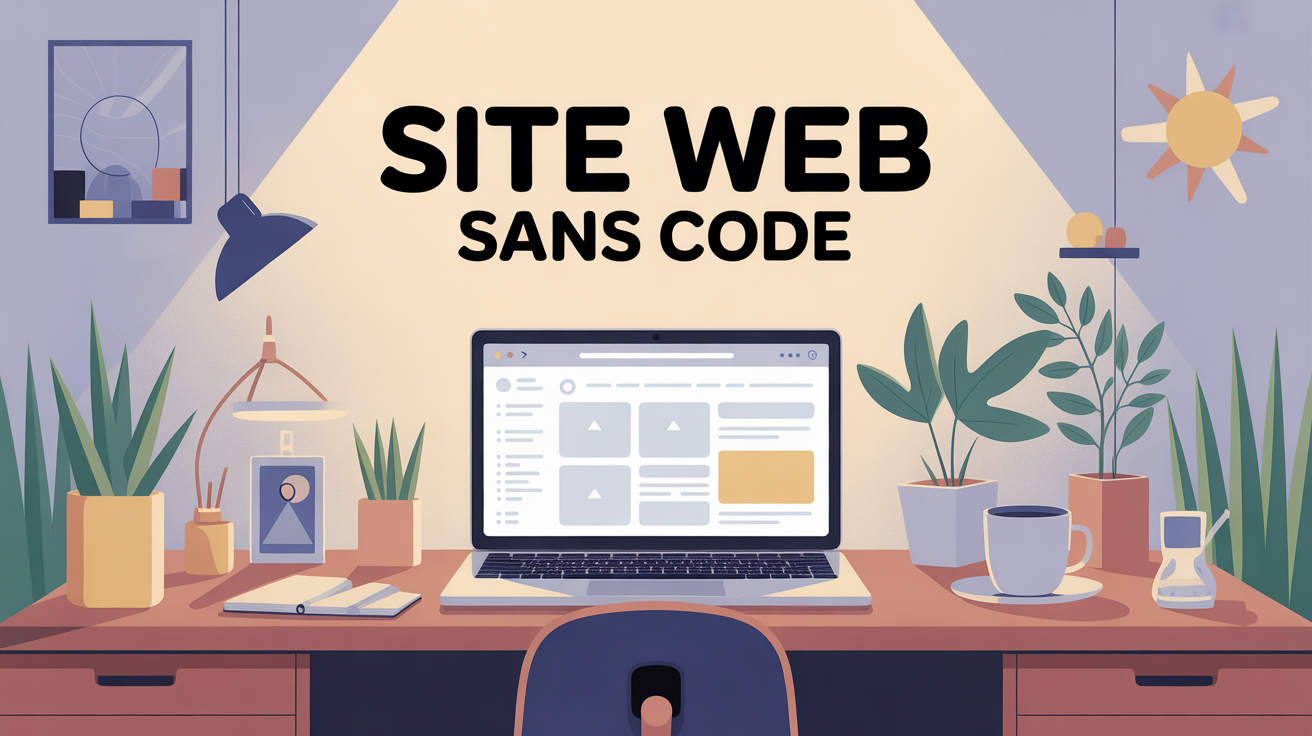 Illustration SimplyWeb bureau moderne création site web