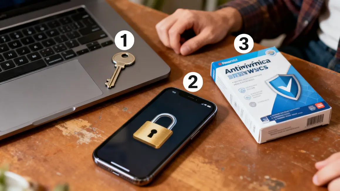 Table avec VPN antivirus bloqueur sur Dilandau