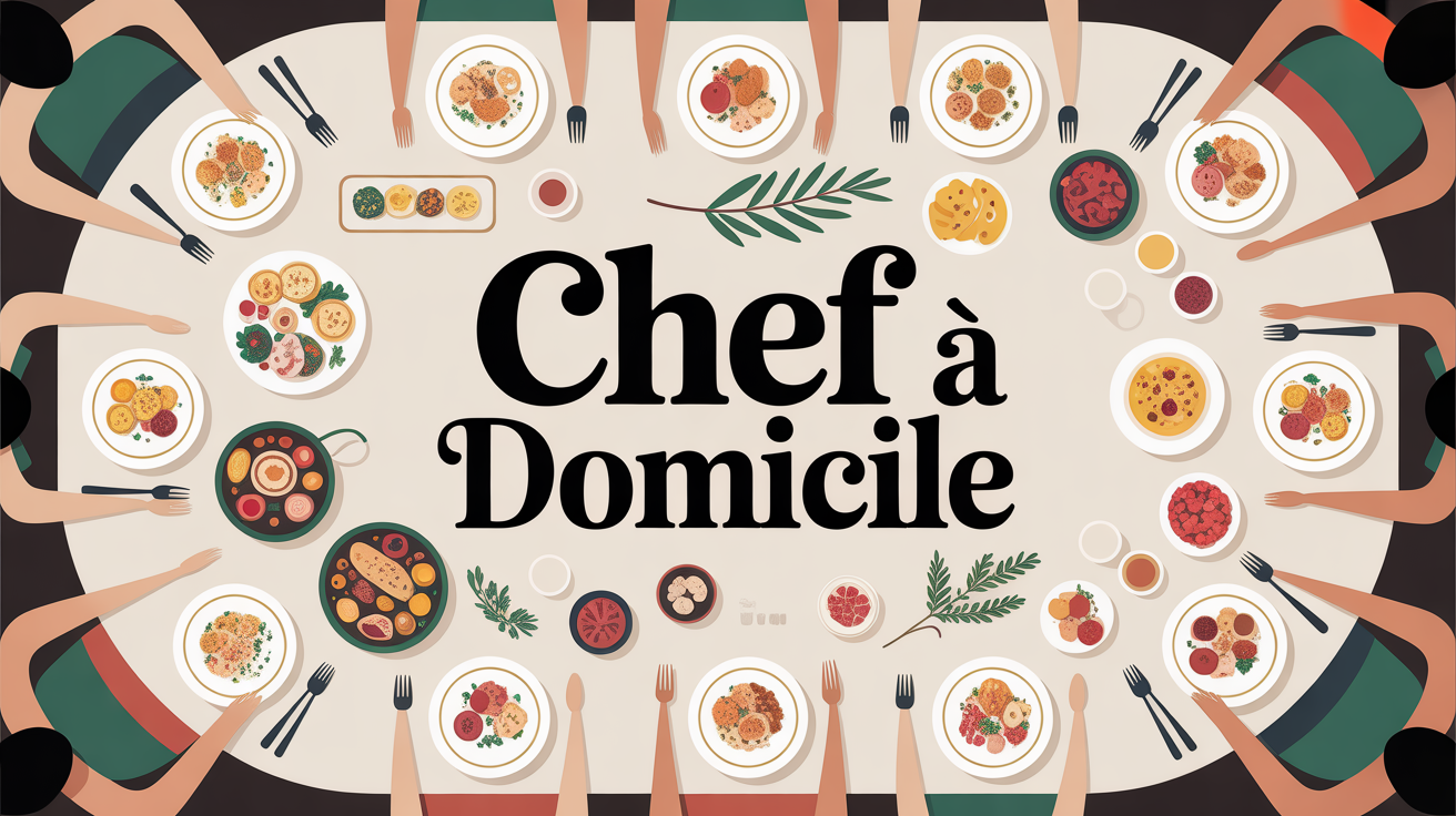 la belle assiette chef à domicile table conviviale