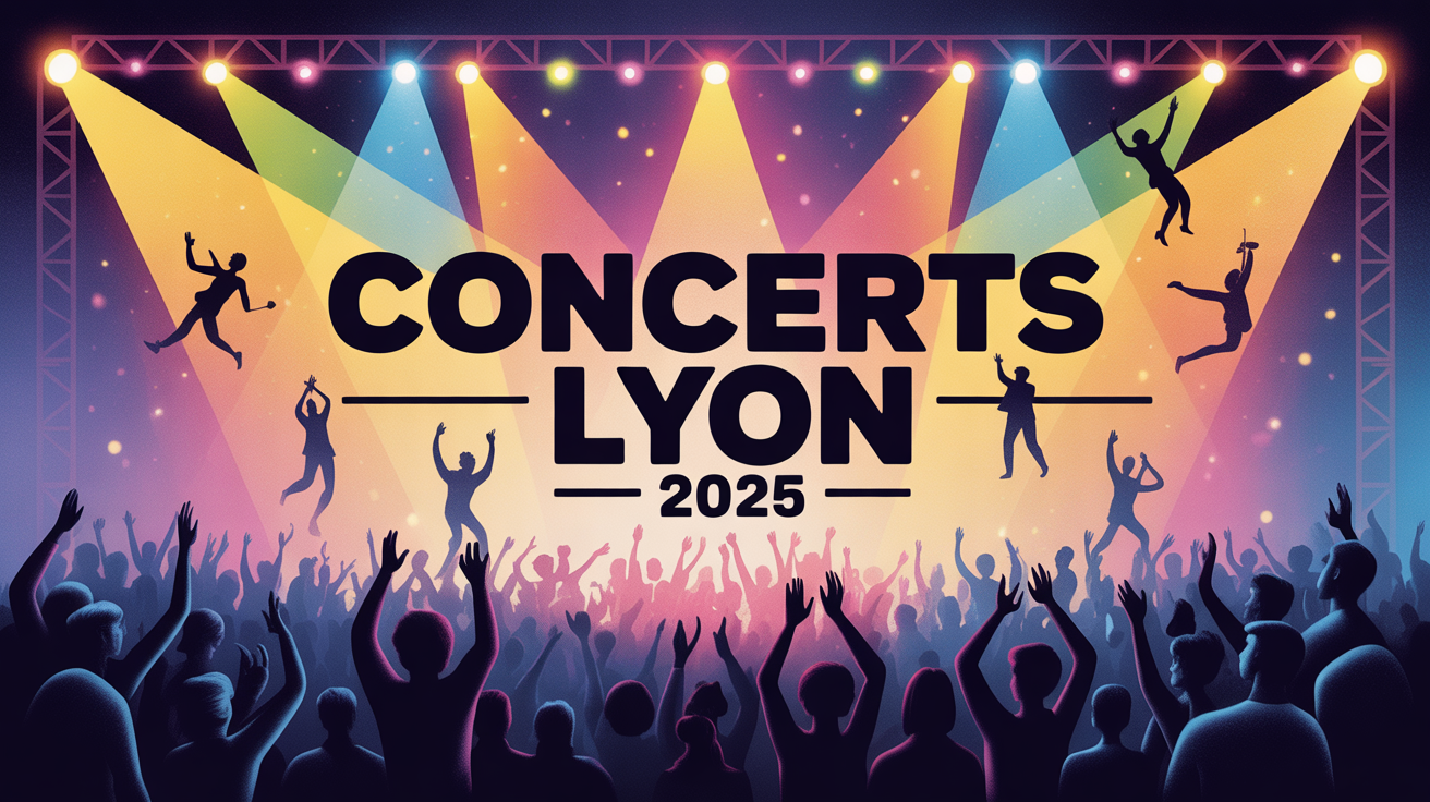 foule devant scene concert lyon 2025