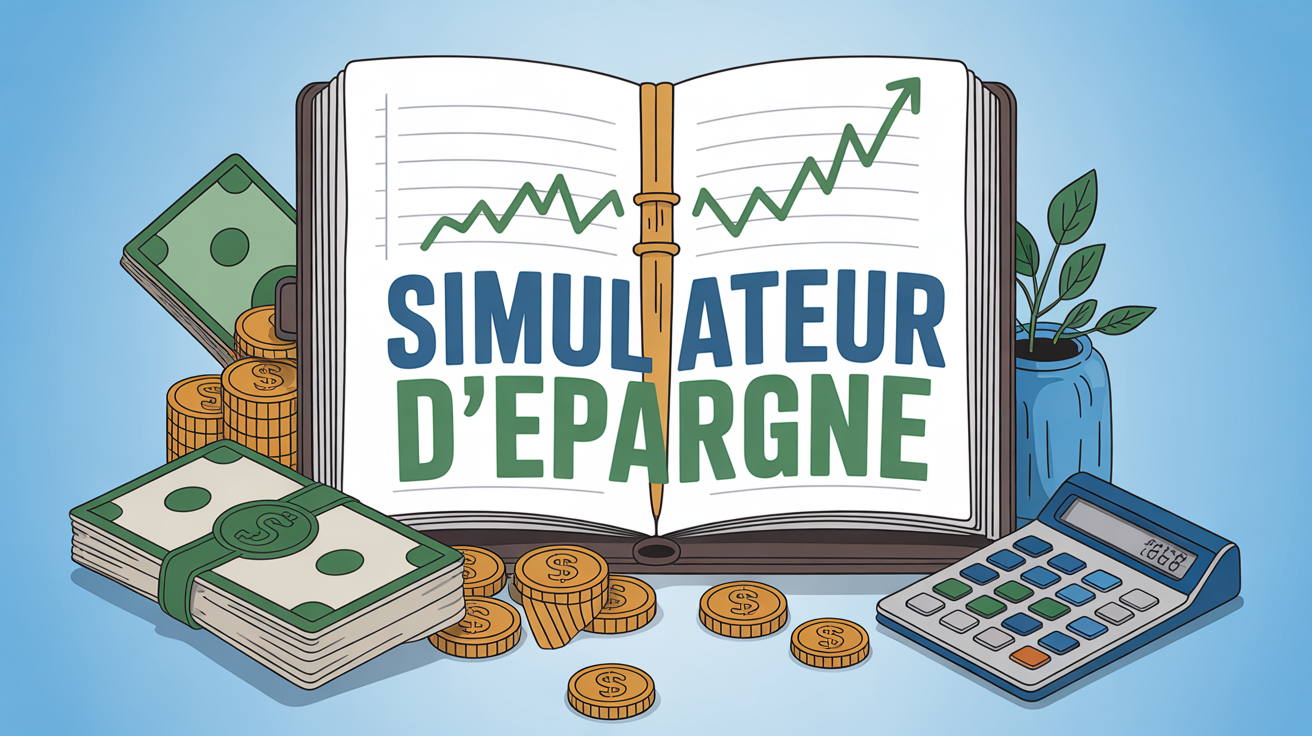 Epargne simulation carnet et graphiques