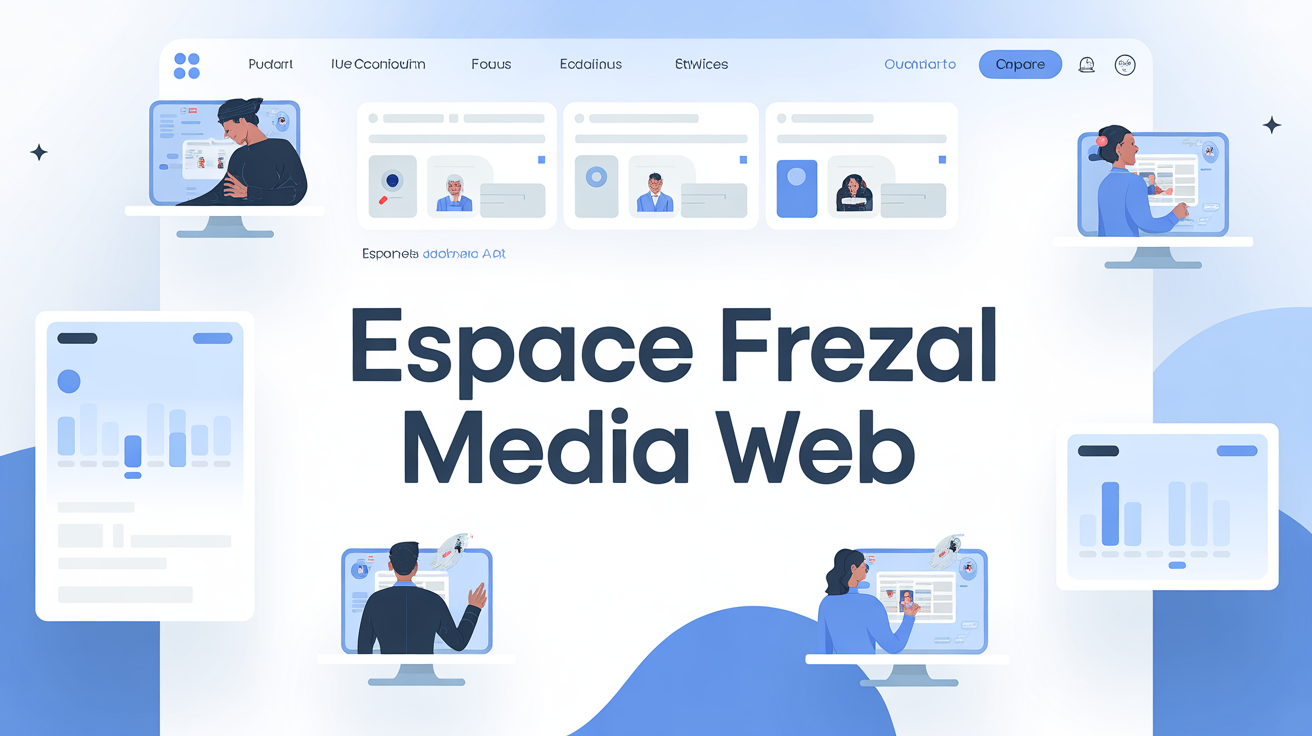 vue d'ensemble espace frezal media web