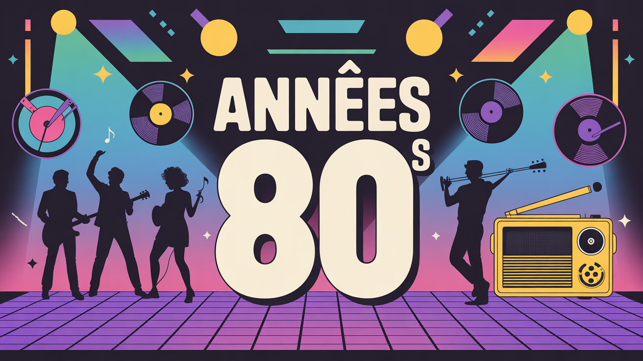 groupe année 80 scène rétro festive