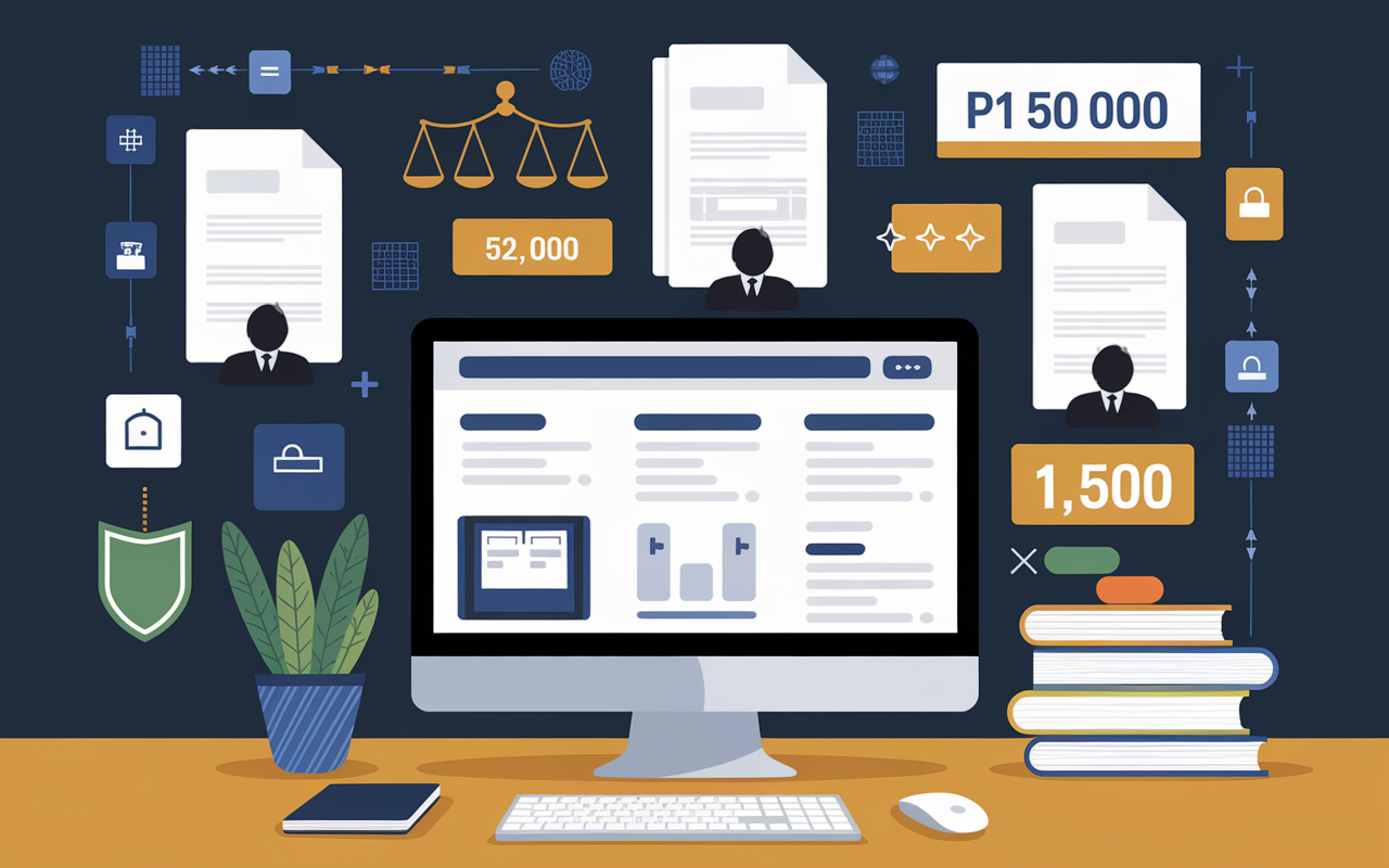 interface plateforme hub avocat chiffres