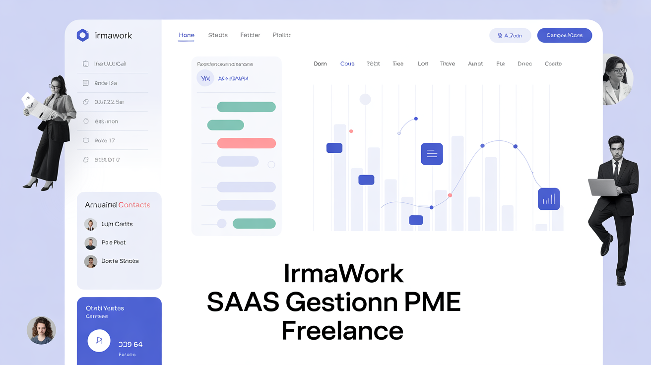 irmawork gestion PME freelance dashboard