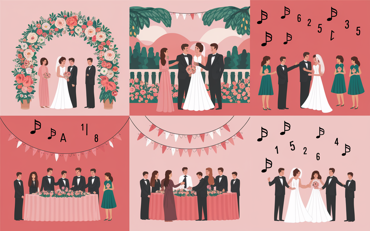 musique pour mariage selon moments cérémonie dîner danse