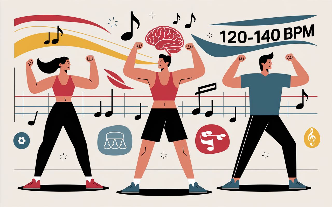 musique sport motivation lien cerveau muscles bpm
