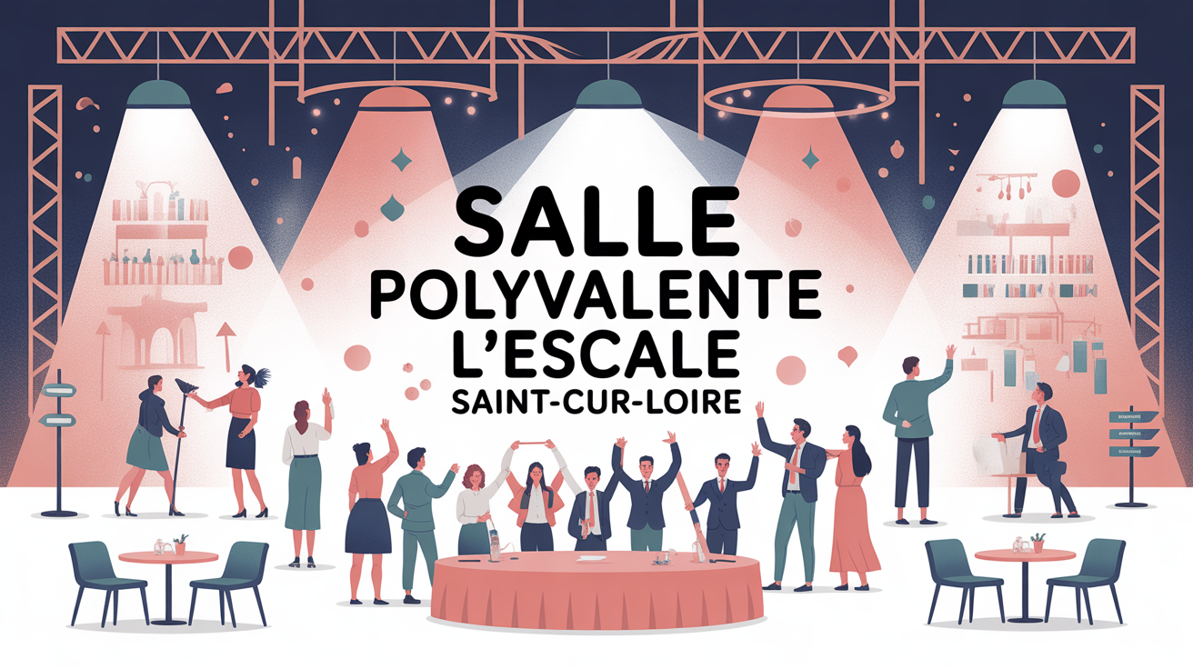 Illustration salle polyvalente L'Escale Saint-Cyr-sur-Loire evenement
