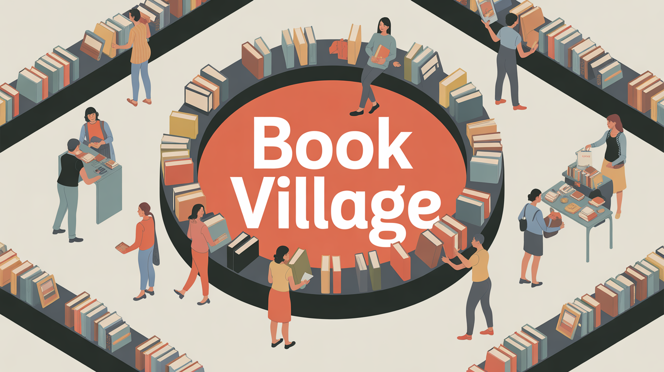 bookvillage plateforme d achat et vente de livres illustration