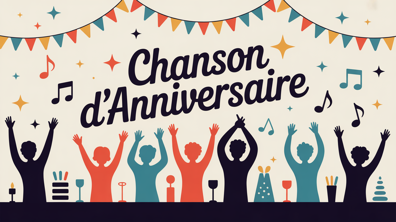 groupe fête chanson facile à modifier pour anniversaire