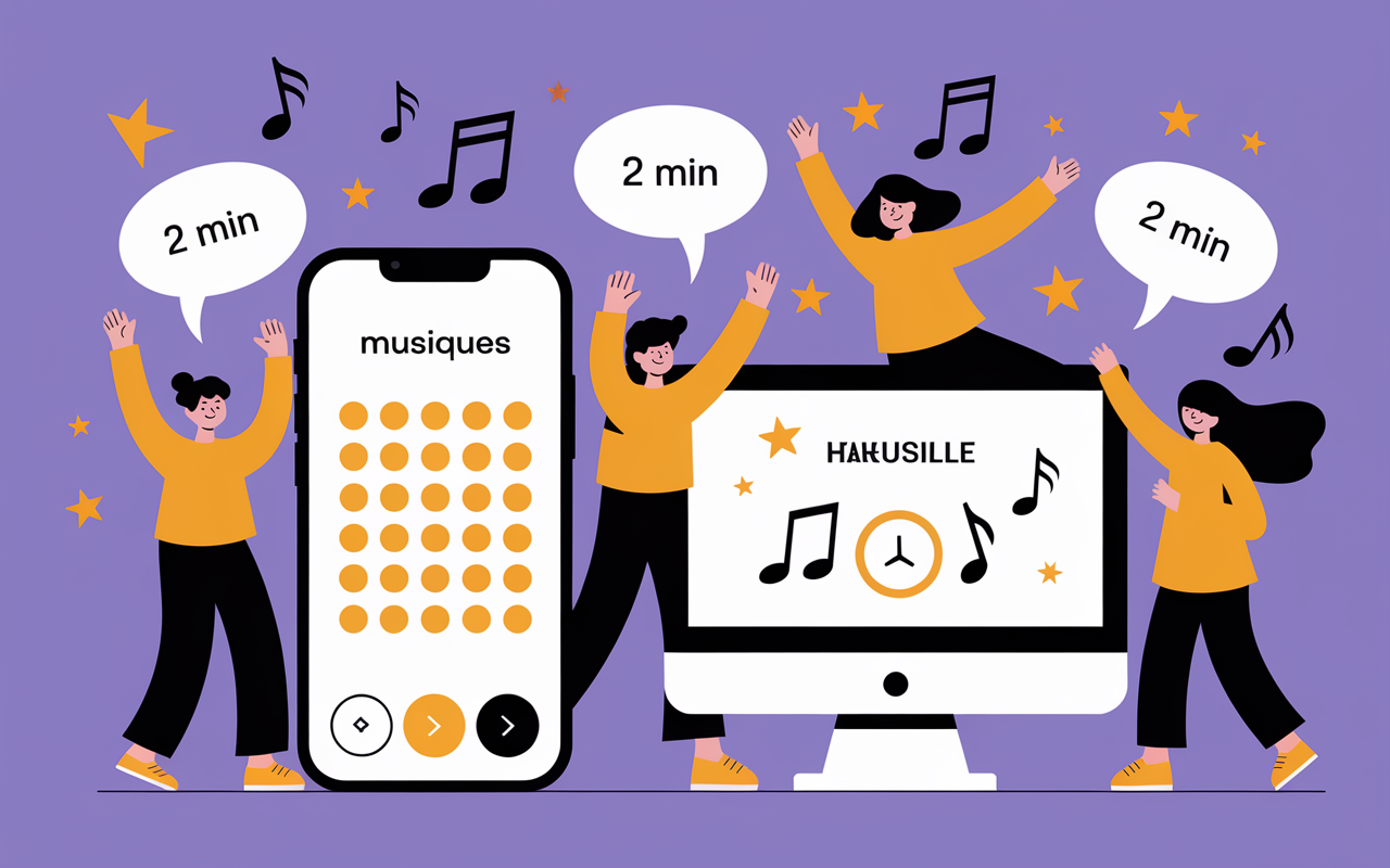 illustration concert quizz rapide partage
