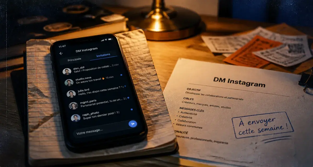 DM intagram : messages privés Instagram sur smartphone et réglages