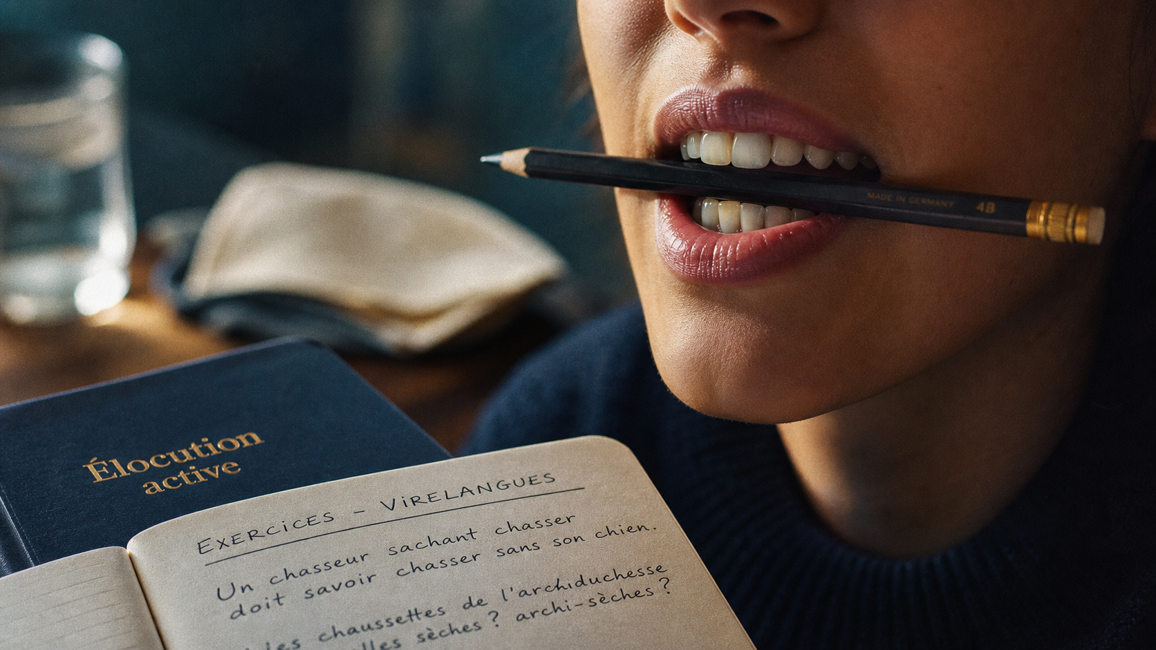 Exercice elocution : diction et articulation en 3 niveaux