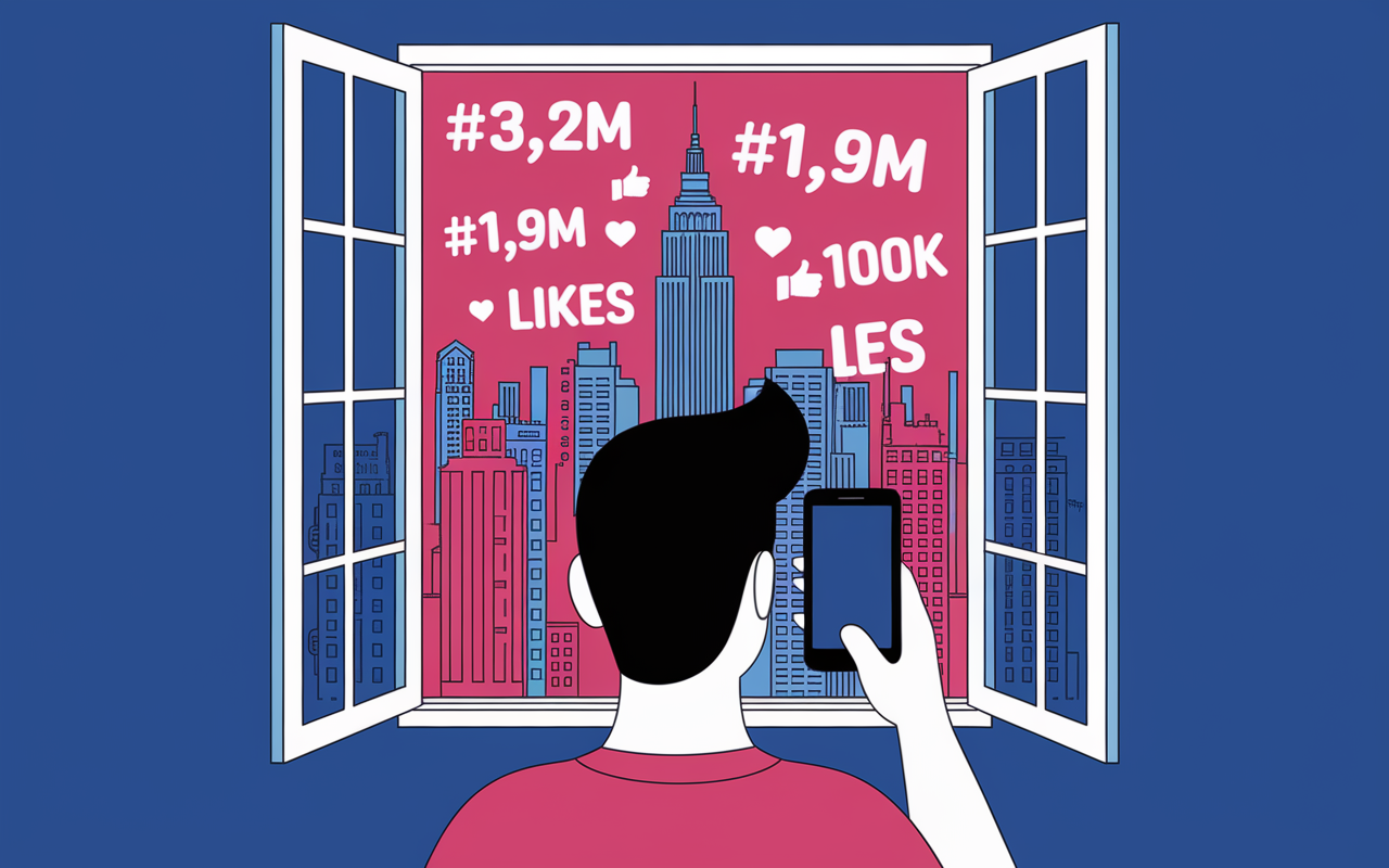 influenceuse marseillaise smartphone likes hashtags